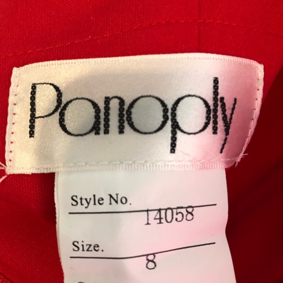 Panoply Red Gown - Size 8 - Style 14058 - Picture 3 of 4